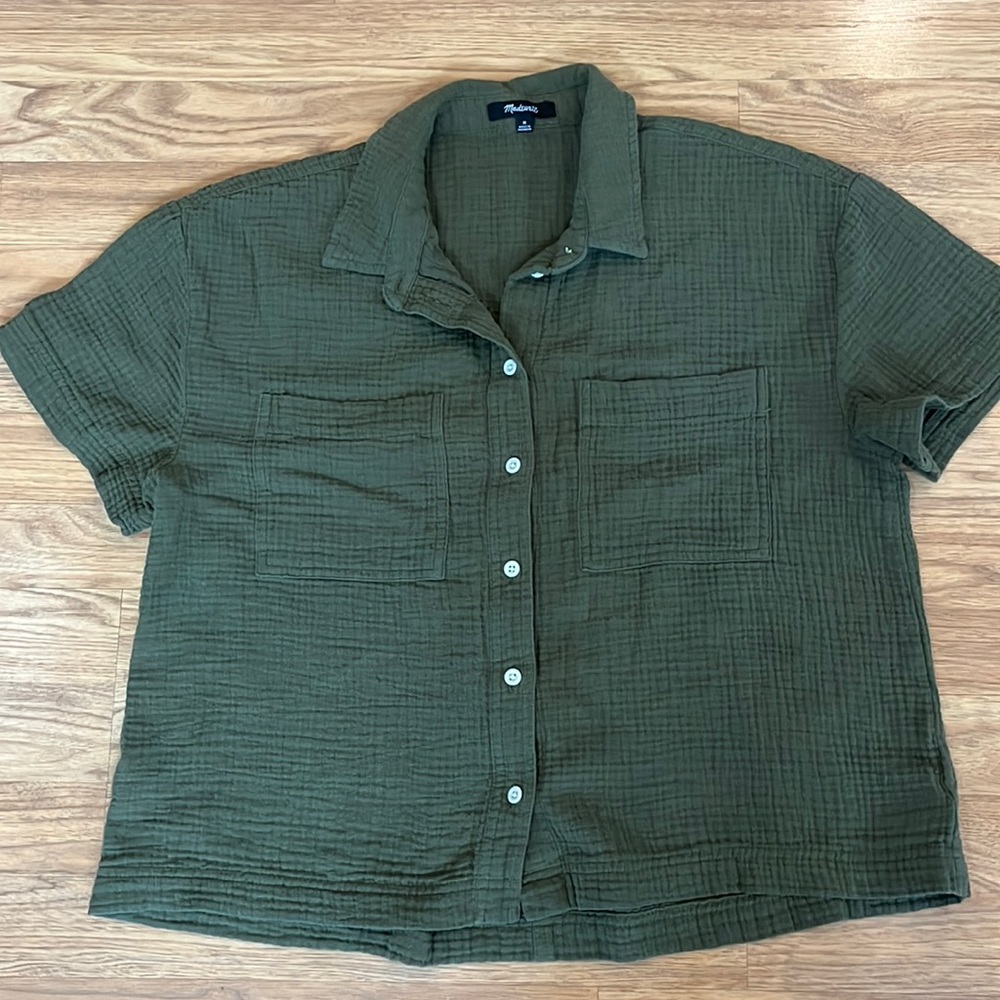 Madewell Blouse Button Up Shirt Size Medium